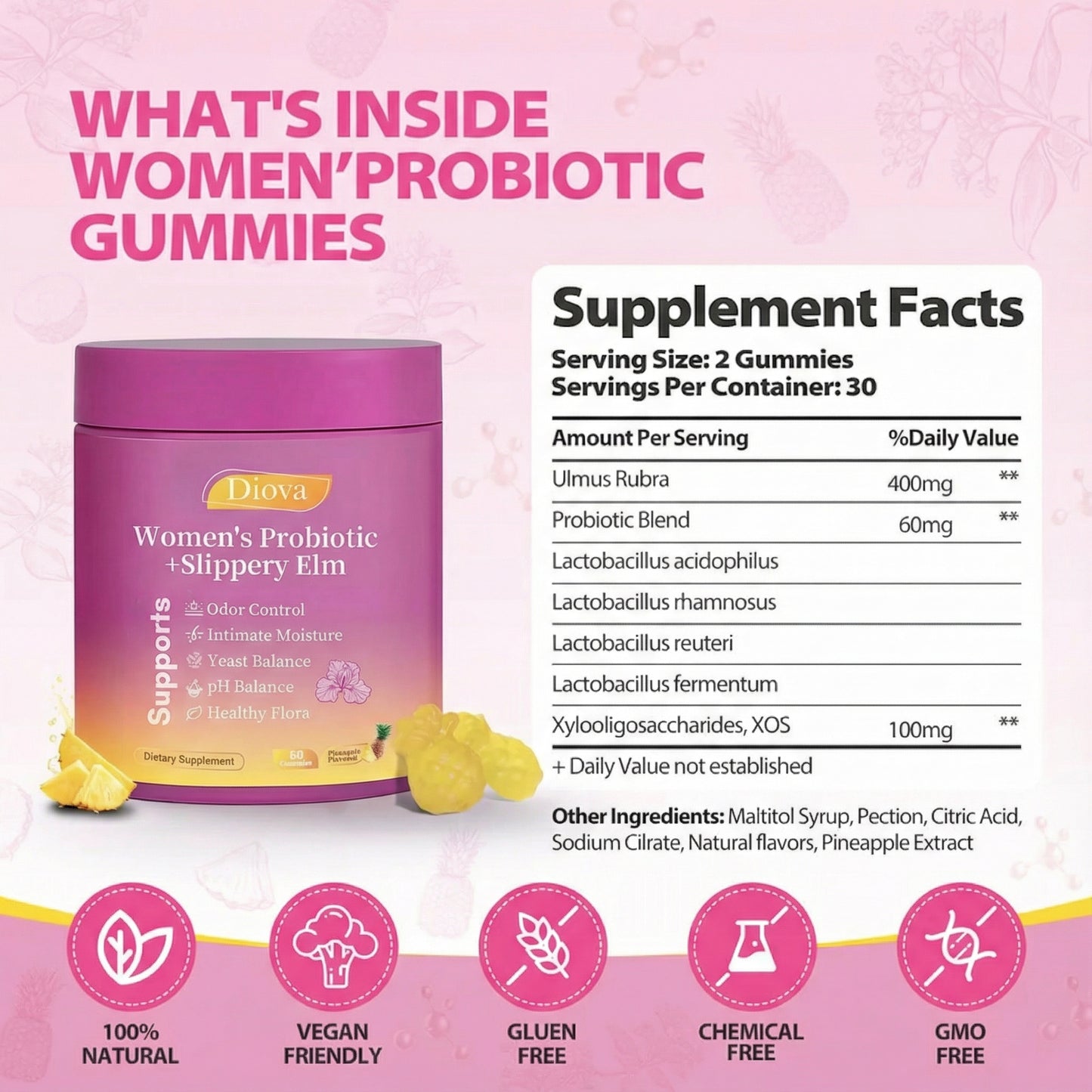 Diova Probiotic Gummies